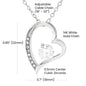 To my Amazing Mother-in-law from Daughter-in-law Forever Love Heart Pendant Necklace