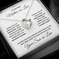 Mother-in-law Gift from Son-in-law Forever Love Heart Pendant Necklace