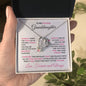To My Precious Granddaughter Forever Love Heart Pendant Necklace
