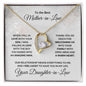 To my Amazing Mother-in-law from Daughter-in-law Forever Love Heart Pendant Necklace