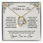 To My Mother-in-law Gift from Son-in-law Forever Love Heart Pendant Necklace