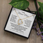 To My Bonus Mom - You Stepped into My Life - Forever Love Necklace