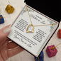 To My Mother-in-law Gift from Son-in-law Forever Love Heart Pendant Necklace