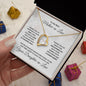 To my Amazing Mother-in-law from Daughter-in-law Forever Love Heart Pendant Necklace