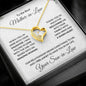 Mother-in-law Gift from Son-in-law Forever Love Heart Pendant Necklace