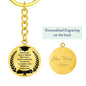 Graduation Gift - Before You All Your Dreams - Engraved Keychain