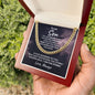 To My Son - I Am the Storm - Cuban Chain Link Necklace