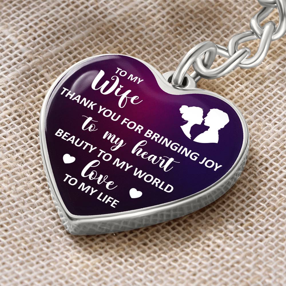 to my wife - thank you for bringing
