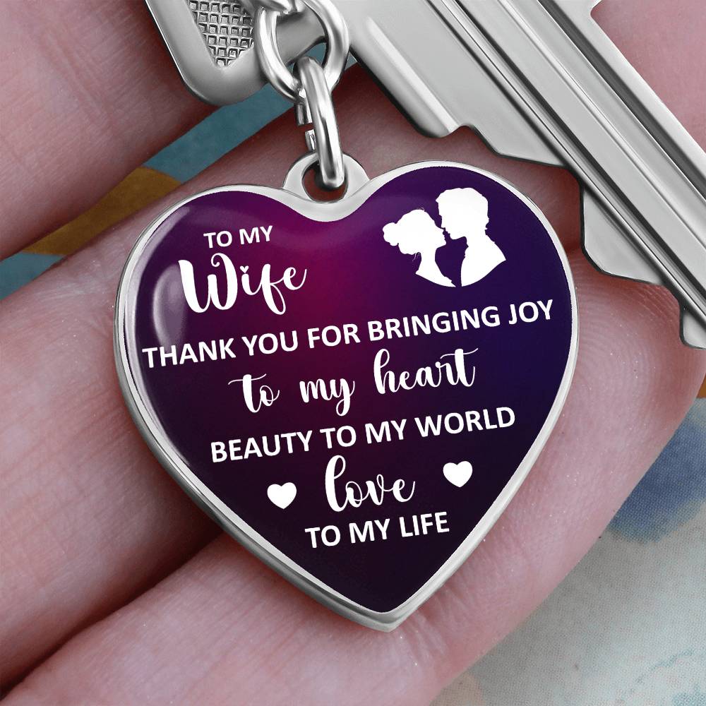 to my wife - thank you for bringing