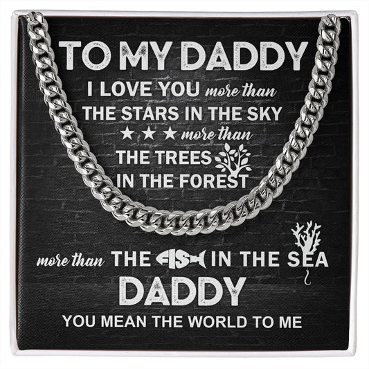 To My Daddy You Mean the World To Me