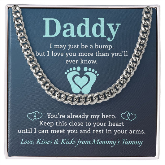 Gift for Daddy Keep this Close to Your Heart Love, the Bump