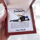 Gift for Soulmate - Not Your Knight in Shining Armor - Pendant Necklace
