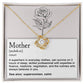 Mom-Superhero2 Dazzling Love Knot Necklace