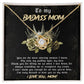Mom-Straighten My Crown Dazzling Love Knot Necklace