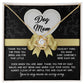 Dear Dog Mom Thank You For That Squeaky Thing Dazzling Love Knot Necklace