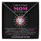 Mom-Proud Mom Dazzling Love Knot Necklace