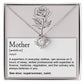 Mom-Superhero2 Dazzling Love Knot Necklace
