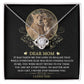 Mom-You are My Everything Dazzling Love Knot Necklace