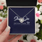 Dazzling Love Knot Necklace