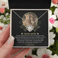 Mom-You are My Everything Dazzling Love Knot Necklace