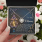 Mom-Your Love Is Like a Mystery Dazzling Love Knot Necklace