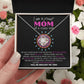 Mom-Proud Mom Dazzling Love Knot Necklace