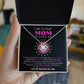 Mom-Proud Mom Dazzling Love Knot Necklace