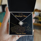 Mom-The Lion Dazzling Love Knot Necklace