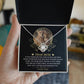 Mom-You are My Everything Dazzling Love Knot Necklace