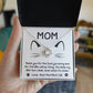 Gift for Cat Mom-When I'm Mean Dazzling Love Knot Necklace