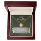 To My Daughter-You Are My Treasure Dazzling Love Knot Necklace