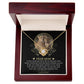 Mom-You are My Everything Dazzling Love Knot Necklace