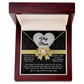 Dear Dog Mom Thank You For That Squeaky Thing Dazzling Love Knot Necklace
