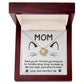 Gift for Cat Mom-When I'm Mean Dazzling Love Knot Necklace