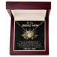 Mom-Straighten My Crown Dazzling Love Knot Necklace