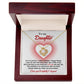 Daughter-Infinity And Beyond Dazzling Love Knot Necklace