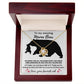To My Amazing Mom Thanks for Not Telling Dad Dazzling Love Knot Necklace