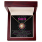 Mom-Proud Mom Dazzling Love Knot Necklace