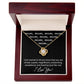 Mom-You are Just Like Me Dazzling Love Knot Necklace