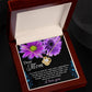 Gift for Mom-You Held My Hand for Many Yrears Dazzling Love Knot Necklace