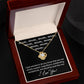 Mom-You are Just Like Me Dazzling Love Knot Necklace