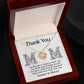 Mom-Thank You Dazzling Love Knot Necklace