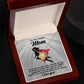 Mom-You are A Fearless Woman Dazzling Love Knot Necklace