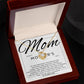Mom-Our Best Friend Dazzling Love Knot Necklace