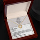 Mom-Superhero2 Dazzling Love Knot Necklace