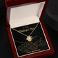 Mom-The Lion Dazzling Love Knot Necklace