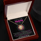 Mom-Proud Mom Dazzling Love Knot Necklace
