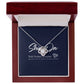 Dazzling Love Knot Necklace