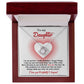Daughter-Infinity And Beyond Dazzling Love Knot Necklace