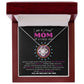Mom-Proud Mom Dazzling Love Knot Necklace